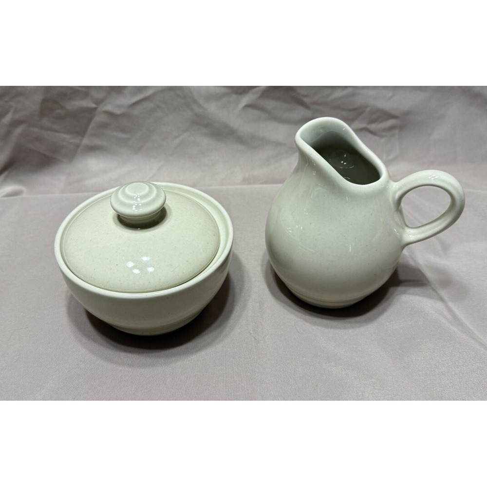 Vintage Pfaltzgraff Cappuccino Sugar Bowl with Lid and Creamer